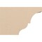 Ekena Millwork 2in. W x 8in. H x 12in. L Asheboro Woodgrain TimberThane Rafter Tail, Primed Tan RFTUR02X08X12ASHRCPR - alternate 2